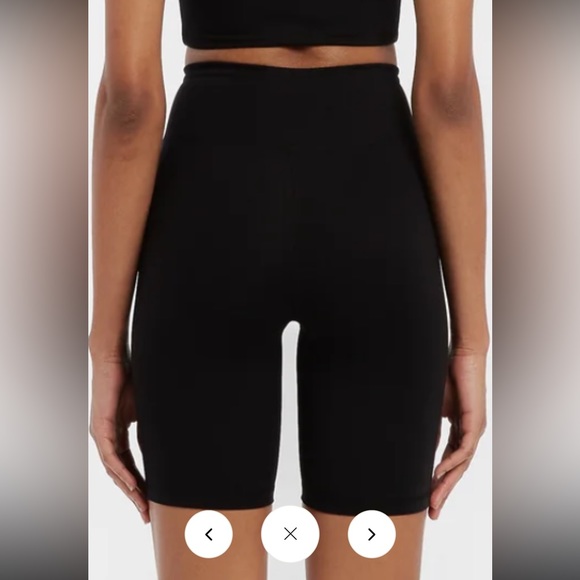 Riot Impact High Rise V Cut Bike Shorts - Black - Picture 2 of 2